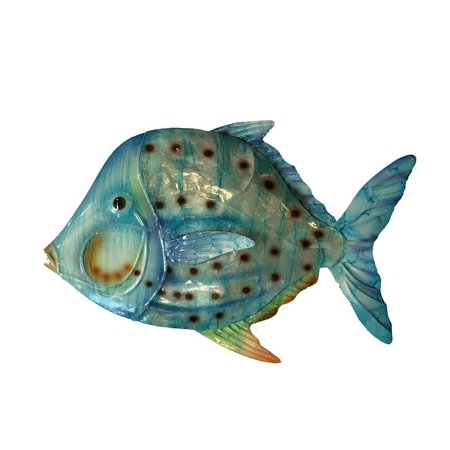 EANGEE HOME DESIGN Eangee Home Design m8053 Caribbean Blue Fish Wall Decor m8053